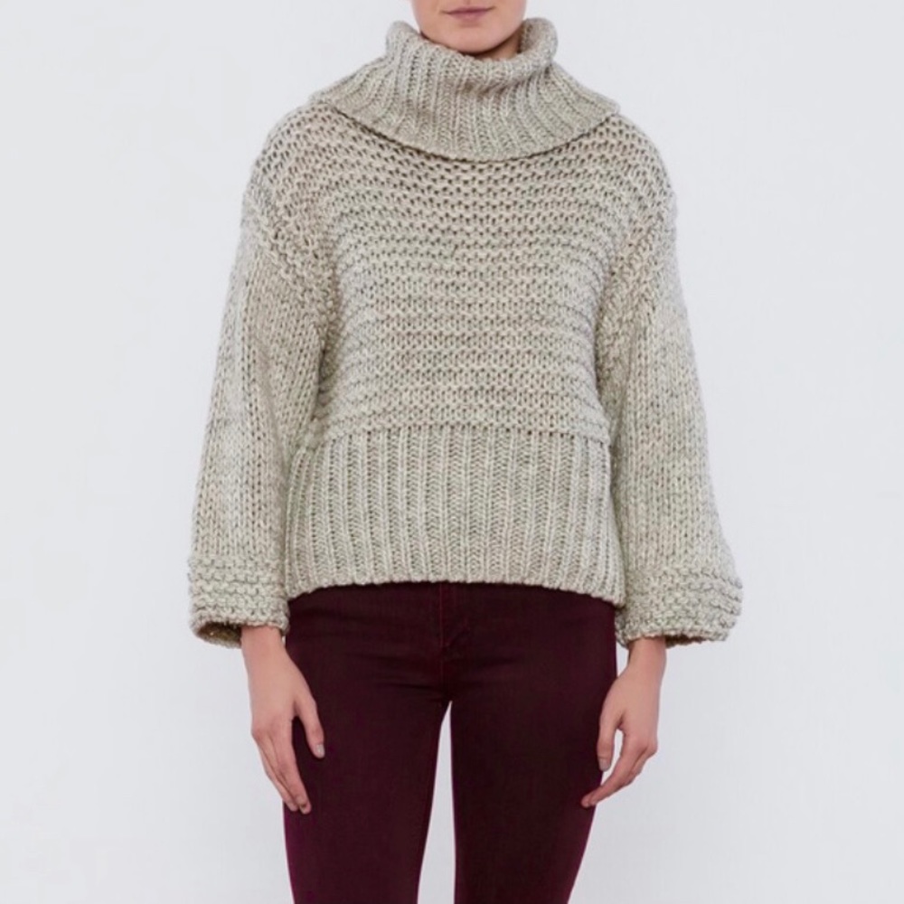 Lush Chunky Knit Turtleneck Sweater